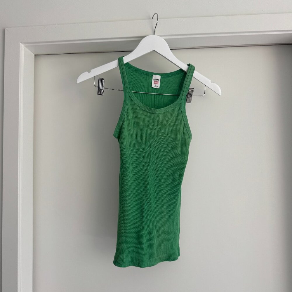 RE/DONE | Green Hanes Tank